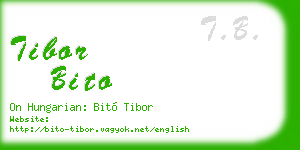 tibor bito business card